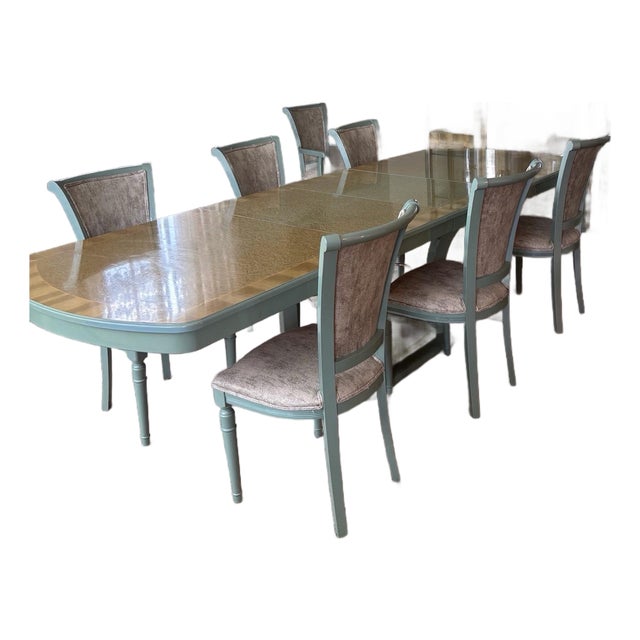 Mid Century Custom Florentine Dining Set For Sale