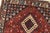 Yalameh Rug 3'5'' X 5'1'' Red Wool Vintage Tribal Hand-Knotted Oriental Carpet For Sale In Philadelphia - Image 6 of 13