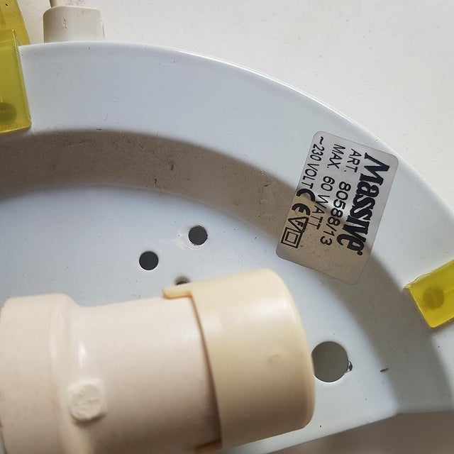 Wall Lamp from Massive, Belgium, in Very Good conditions. Designed 1970 to 1979 This piece has an attribution mark, I am...