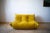 Yellow Pull-Up Dubai Leather Living Room Set by Michel Ducaroy for Ligne Roset, 1970s, Set of 5 For Sale - Image 16 of 18