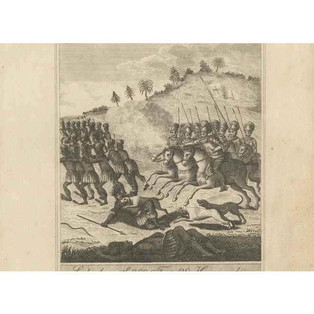 Patrick Maguire, Christopher Columbus Battle in Hispaniola, 1815, Engraving For Sale - Image 6 of 9
