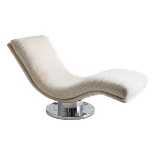 Milo Baughman for Thayer Coggin Serpentine Chaise For Sale