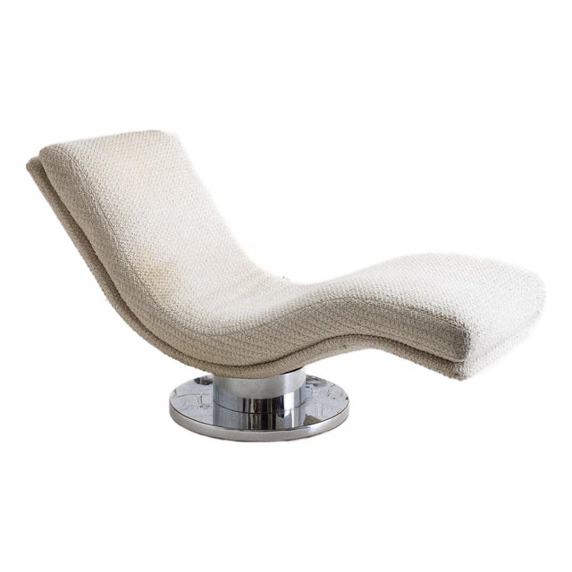 Milo Baughman for Thayer Coggin Serpentine Chaise For Sale