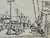 Rustic Henry Emil Salloch Original Drawing on Paper Mid-Century Main Street. For Sale - Image 3 of 6