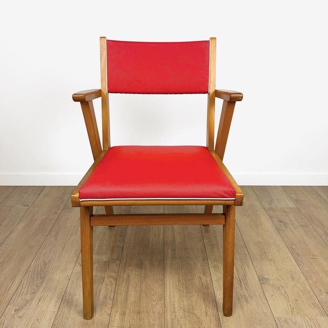 Scandinavian Bridge Chairs, 1950s, Set of 2 For Sale - Image 12 of 18