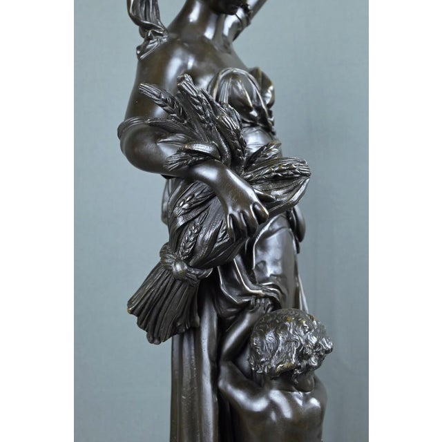Carrier-Belleuse, Sculpture Summer, 1800s, Bronze For Sale - Image 18 of 18