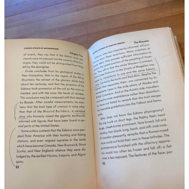 1932 Curious Byways of Anthropology — Limited De Luxe Edition — Robin Hood House, New York For Sale In San Francisco - Image 6 of 6
