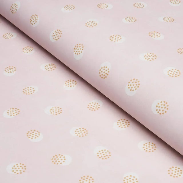 Schumacher Schumacher Taylor Wallpaper in Pink For Sale - Image 4 of 4