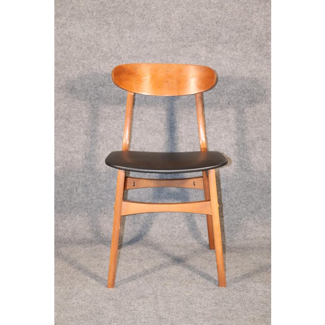 Mid 20th Century Dining Chairs - 4 Pieces For Sale - Image 4 of 10