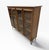 Mid-Century Modern Mid-Century Modern 4-Door Walnut Display Cabinet Hairpin Legs For Sale - Image 3 of 7