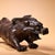 Chinese Vintage Bronze Recumbent Beast Statue - Gilt Animal Figurine For Sale - Image 3 of 10