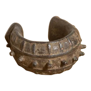 Antique Heavy Cast Bronze Bracelet