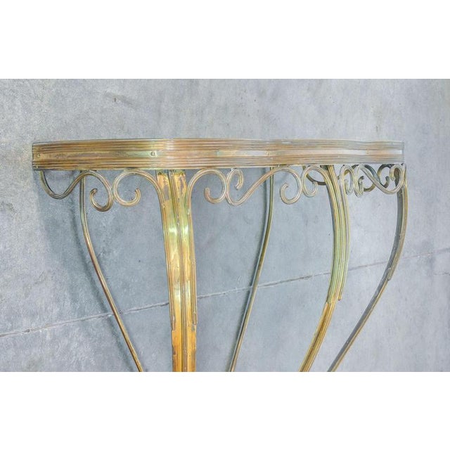 Console Table with Mirror from Cristal Art, 1950s, Set of 2 For Sale - Image 11 of 18