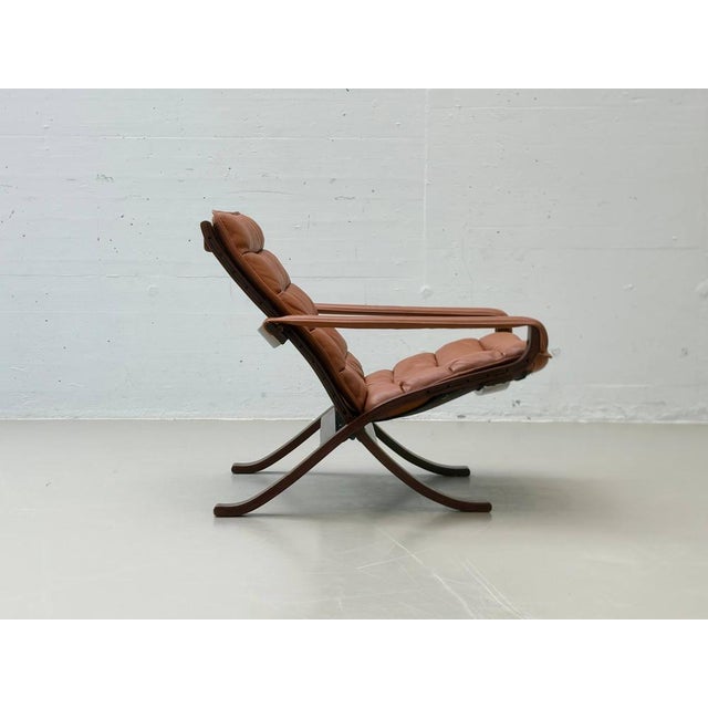 Brown Flex Lounge Chair by Ingmar Relling for Westnofa, Norway, 1960 For Sale - Image 8 of 18