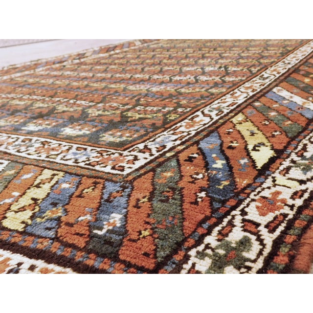 Antique Caucasian Gallery rug. 4'5"x 9'4"