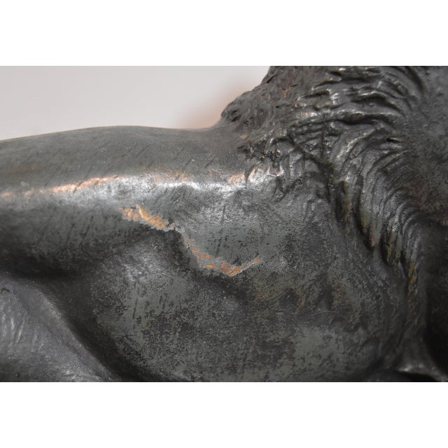 Late 19th Century French Bronze Sculpture of a Lion by Paul Édouard Delabrierre For Sale - Image 10 of 17