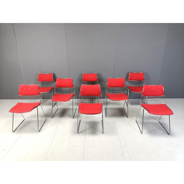 Dining Chairs by Rudi Verelst for Novalux, 1970s, Set of 8 For Sale - Image 3 of 12
