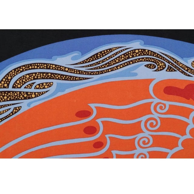 Erté Roman De Tirtoff, Erte’, Framed Silk Scarf Titled “Dream Voyage” 1982 For Sale - Image 4 of 9