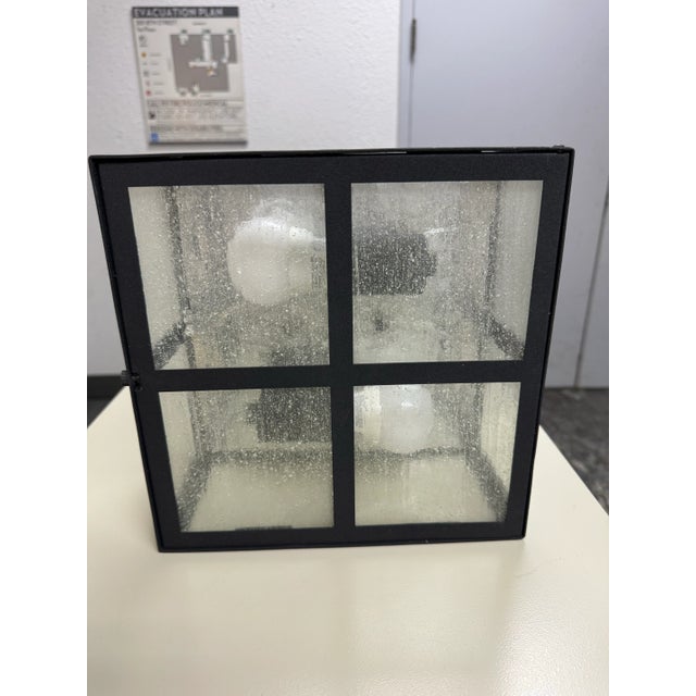 Early 21st Century Craftsman Style Ceiling Flush Mount For Sale - Image 5 of 12