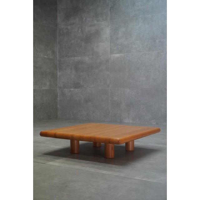 1970s Low Walnut Table, 1970s For Sale - Image 5 of 5