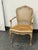 French Louis XV Style Cane Armchair, Antique For Sale - Image 3 of 12