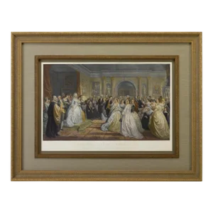 "Lady Washington's Reception" After D. Huntington, Engraved by A. H. Ritchie, 1865