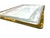 Extra-Large Annieglass Roman Antique Gold Trim Glass Tray For Sale - Image 9 of 12