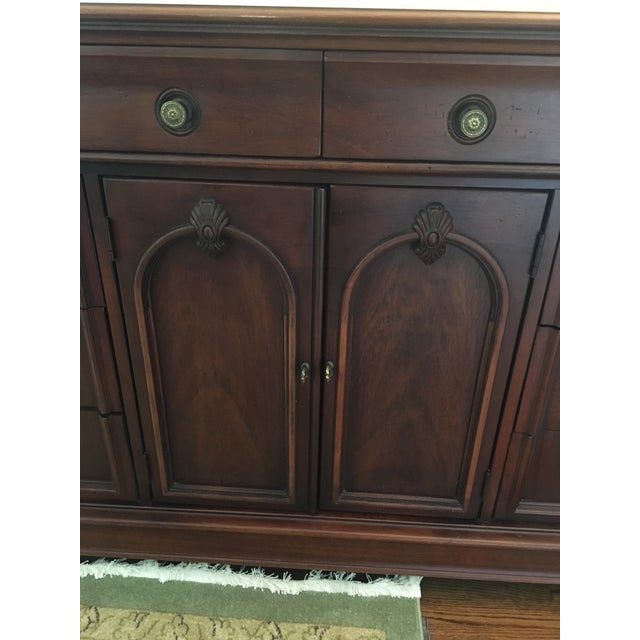 Lexington Vestiges of the Past Triple Dresser Mahogany Finish Chairish