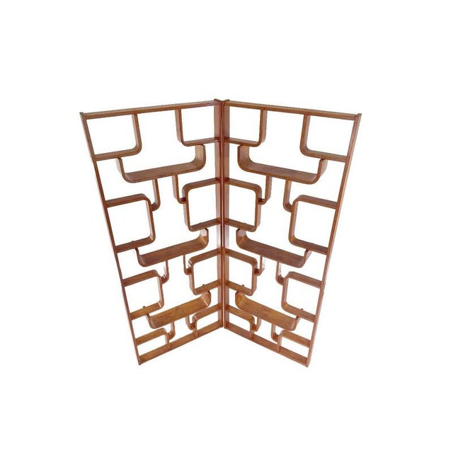 Wood Vintage Room Divider by Ludvík Volák, 1960s For Sale - Image 7 of 16