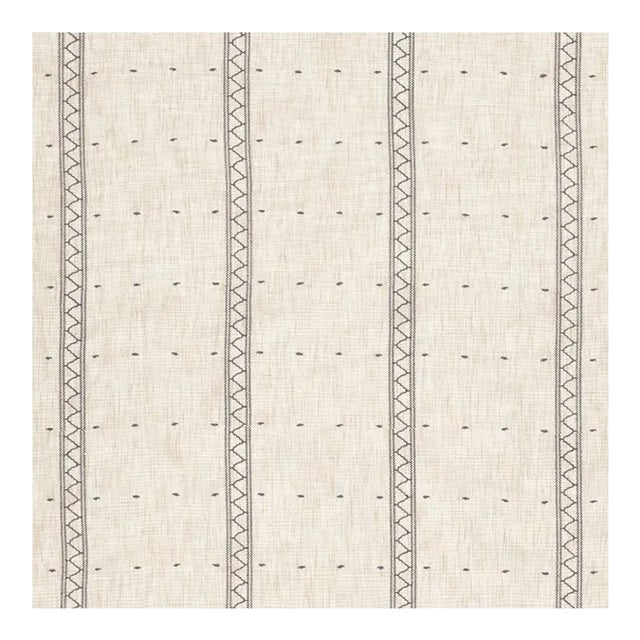 Sample - Schumacher Bhuttis Sheer Fabric in Natural For Sale
