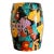 Chinese Black Ground Polychrome Ceramic Garden Seat / Stool With Fruit Decoration For Sale