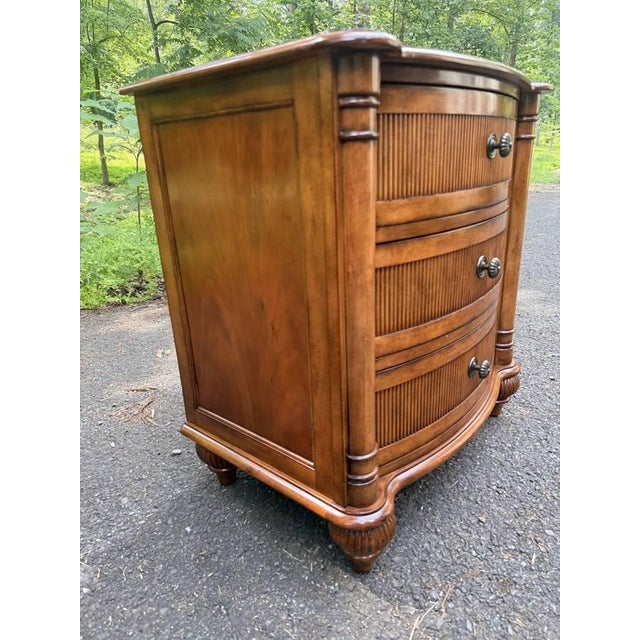 Late 20th Century Pair of Drexel’s Accents Francais Collection Nightstands/ Chest of Drawers For Sale - Image 16 of 17