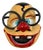 Large Vintage Carnival Clown Mask in Fiberglass, 1990s For Sale
