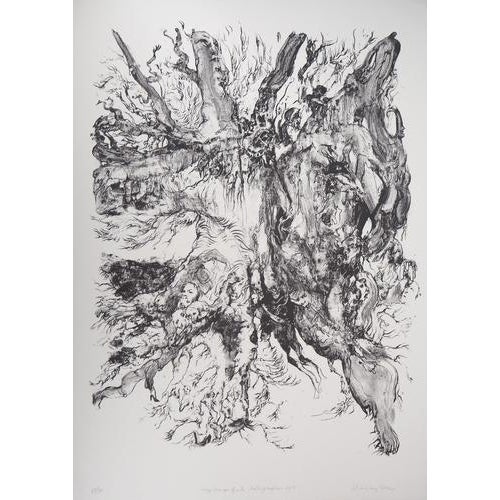 Charley Case, Very Strange Fruits, Hallugraphies, 2005, Original Lithograph For Sale - Image 9 of 10