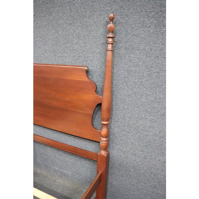 Durham Cherry King Poster Bed For Sale - Image 10 of 10