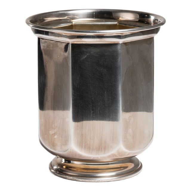 Mid 20th Century Italy Silver Ice Bucket For Sale