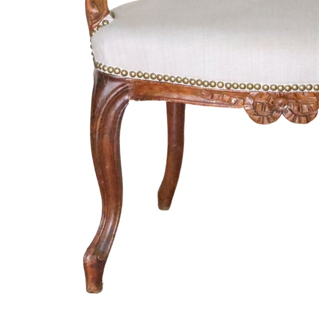 1700s Louis XVI Armchair For Sale In Birmingham - Image 6 of 6