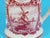 Delft Vintage Delft Red Floral Handwork Holland Mug For Sale - Image 4 of 7