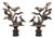 Pair of Cardinal Bird Lamp Finials For Sale