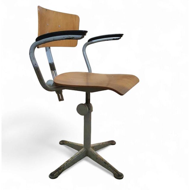 Brown Studio Armchair by Friso Kramer for Ahrend de Cirkel, 1960s For Sale - Image 8 of 8