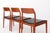 Mid-Century Modern Danish Teak Dining Chairs by Scantic Møbelværk, 1960s, Set of 4 For Sale - Image 4 of 11
