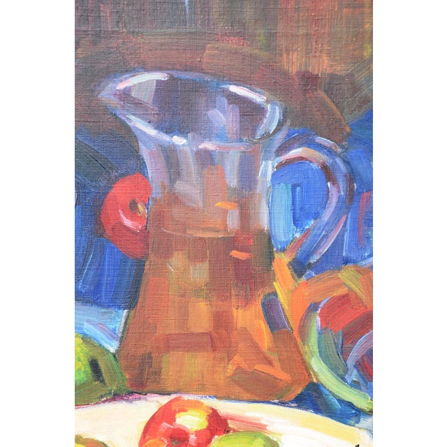 1940s Luise Kornsand, Fruit Still Life, 1941, Oil Painting on Canvas, Framed For Sale - Image 5 of 9