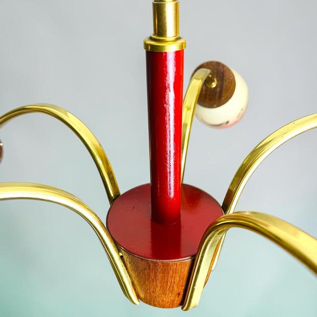 Mid-Century Modern Sputnik Spider Chandelier, 1960s For Sale - Image 10 of 16