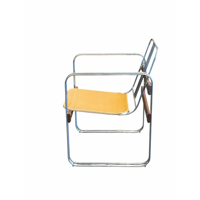 Metal Vintage Chrome Lounge Chairs Set of Four For Sale - Image 7 of 7