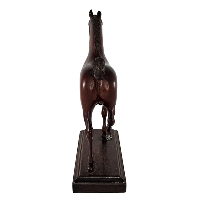 Peter Giba Hand Carved Wood Horse Folk Art Sculpture Unsigned *Chipped Ear* Circa 1930-1940s, Peter Giba, Chicago. This...