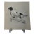 Original Signed Graphite Illustration of English Setter, 10.5 × 9.5 In. For Sale