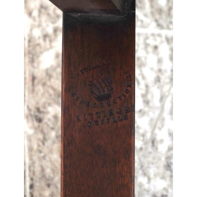 Kittinger Historic Newport Tall Back Mahogany Armchair For Sale - Image 18 of 18