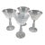 Fostoria Heather Champagne/Tall Sherbet Glasses Set of 4 For Sale