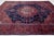 Vintage Rug, 100% Hand-Knotted Wool, Traditional Indigo Blue & Crimson Red Medallion Carpet For Sale In New York - Image 6 of 7