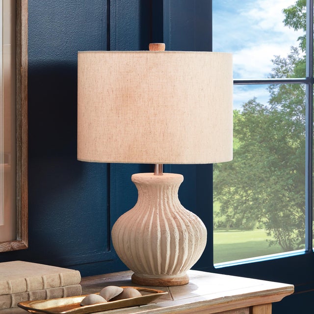Cream Margot Lamp For Sale - Image 8 of 11